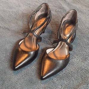 Life Stride Black Heels Size 8M